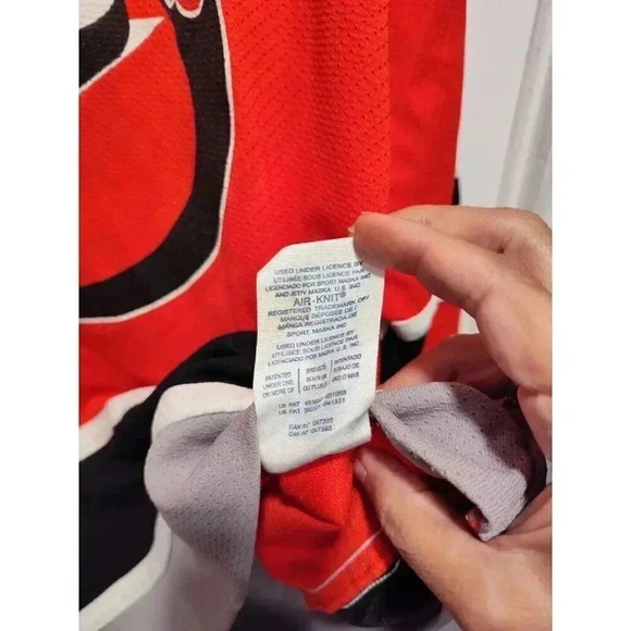 CCM made in canada USJDP HOCKEY Jersey RED BLACK Size ADULT LARGE - Picture 7 of 10